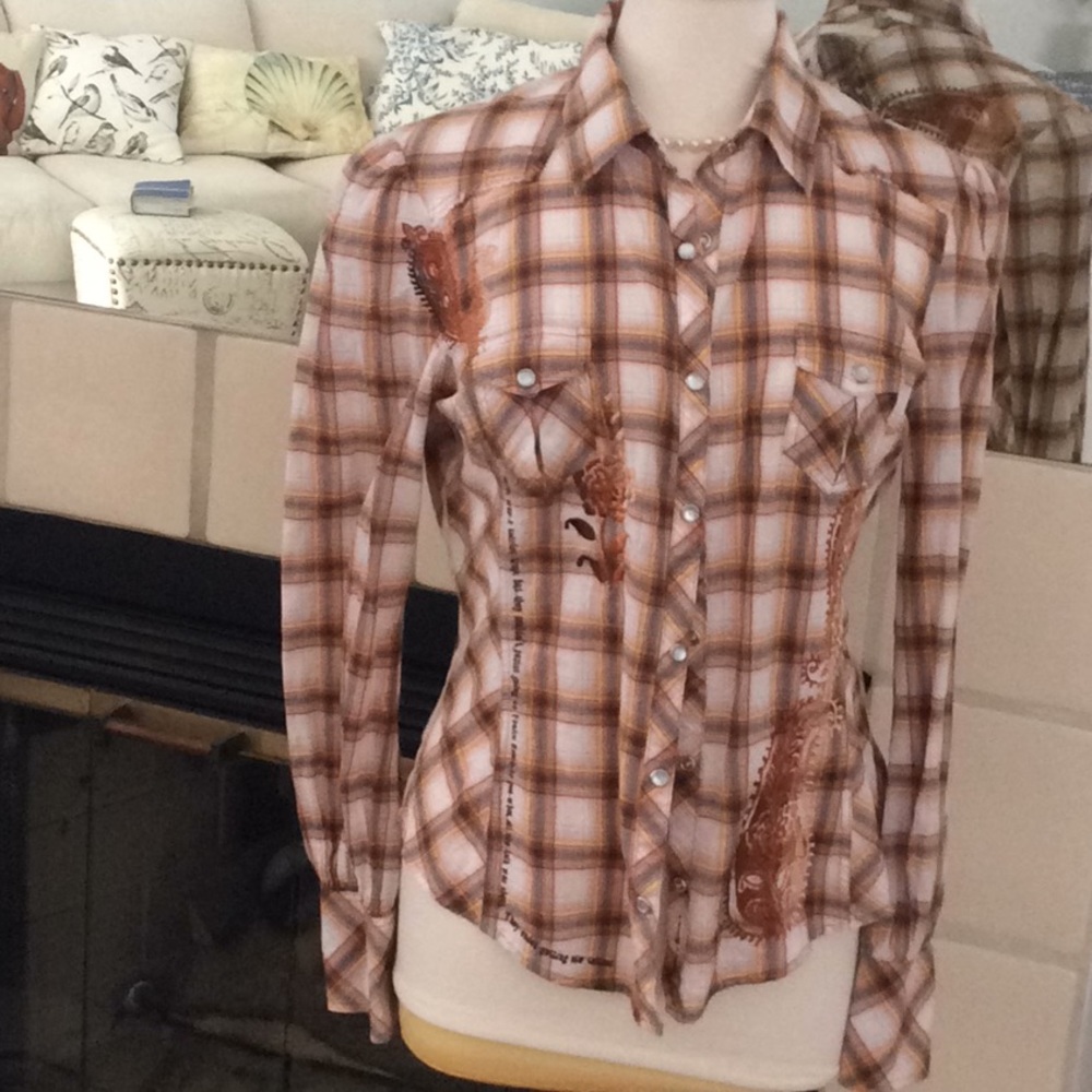 JOHNNY WAS VENICE BEACH TOP LIKE NEW